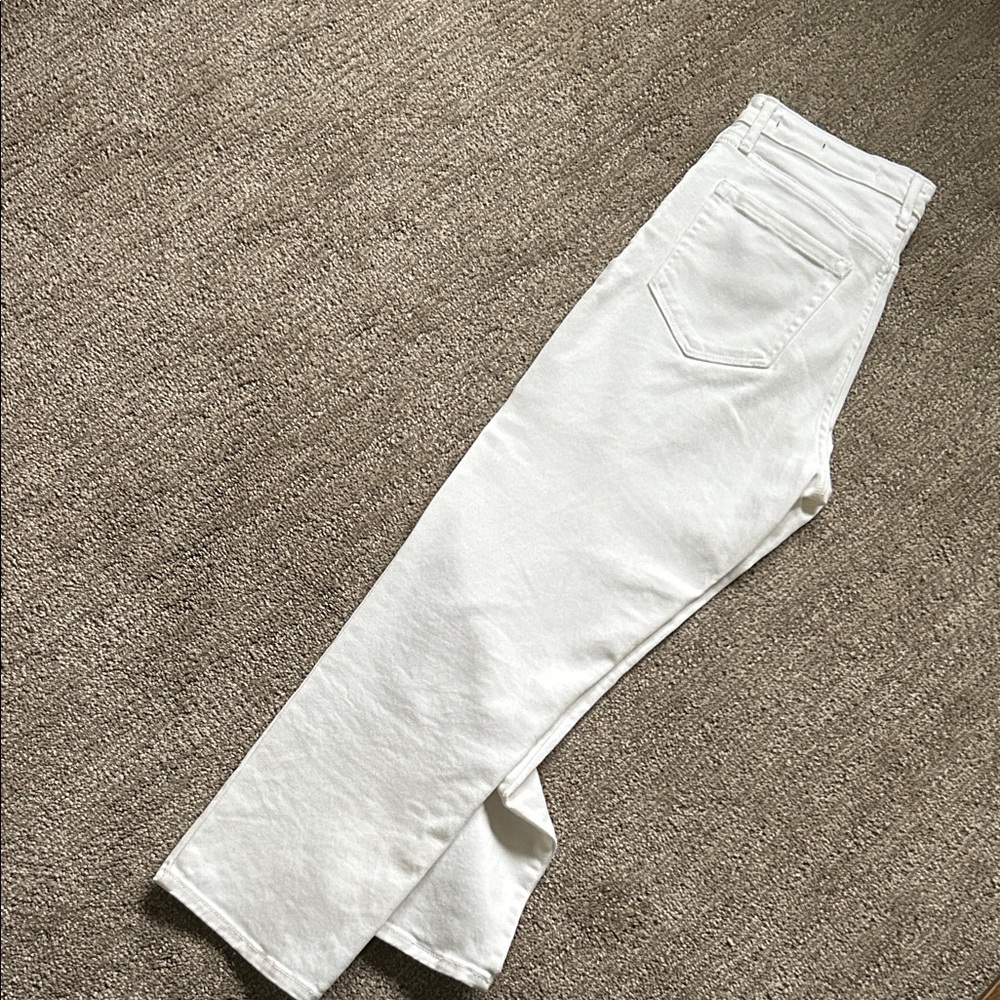 ella moss White Denim Jeans - cropped length.